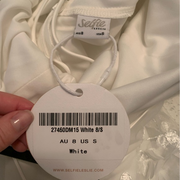 White Floral Dress from Selfie Leslie - Picture 3 of 3